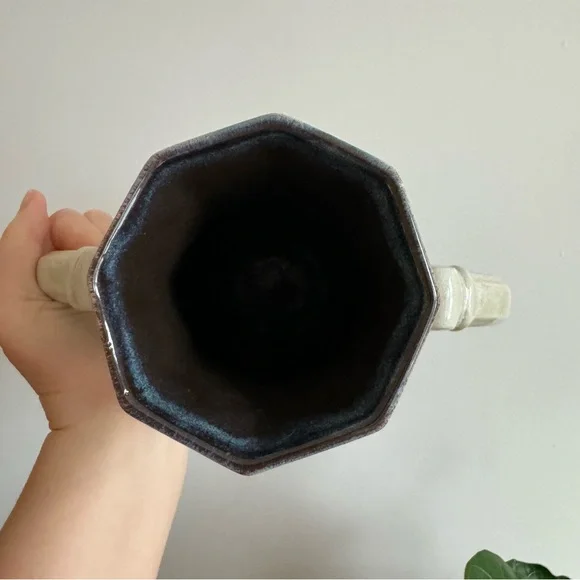 Vintage Cream and Pink Floral Vase West Germany - Picture 3 of 4